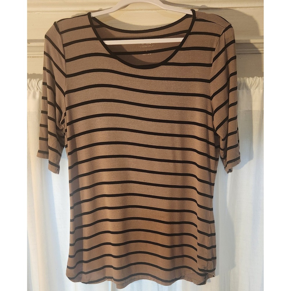 Apt 9 Large Striped Top